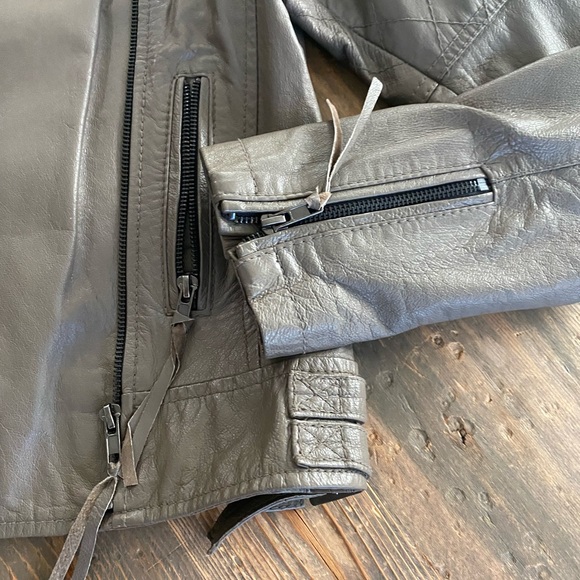 MY TRIBE Leather Jacket - Picture 5 of 14